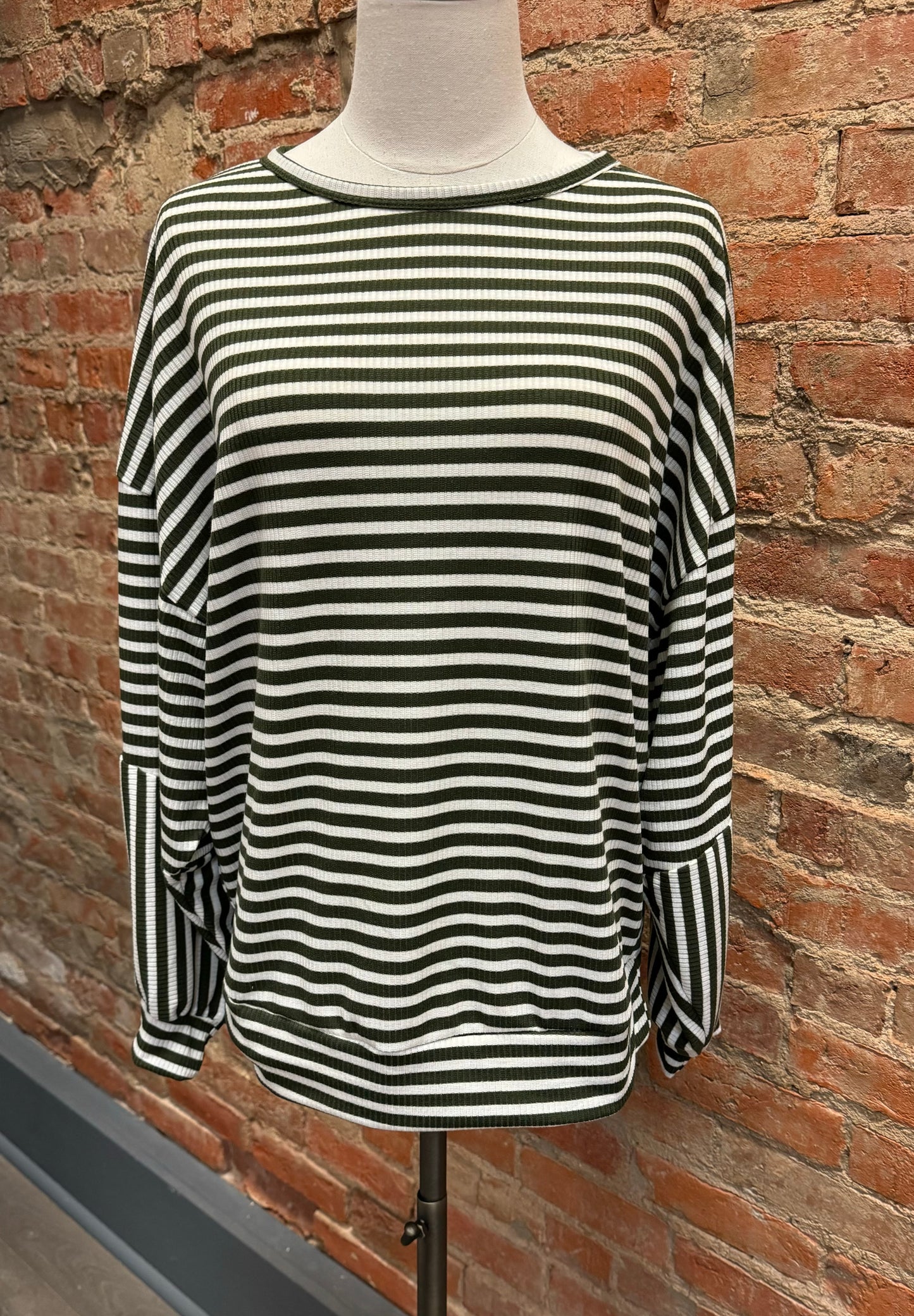 All Fall Long Striped Top
