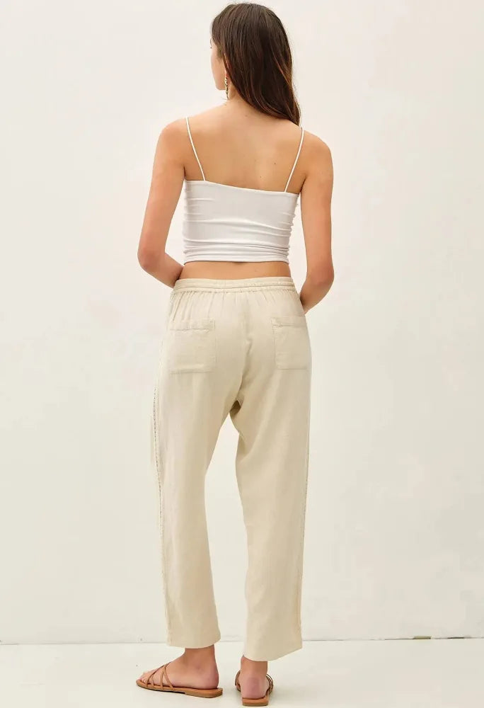 Soft Sand Linen Pants
