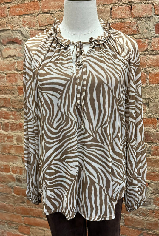 Mocha Safari Blouse