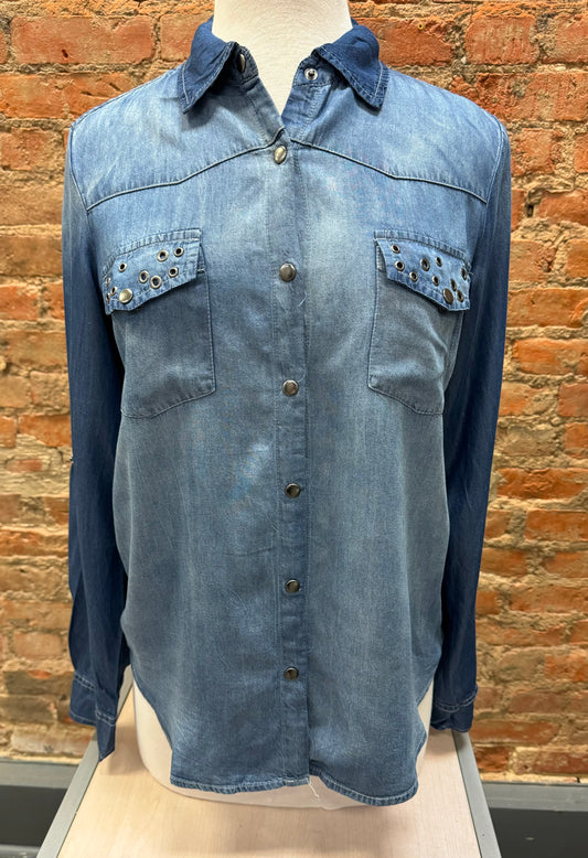 Festival Blues Denim Top