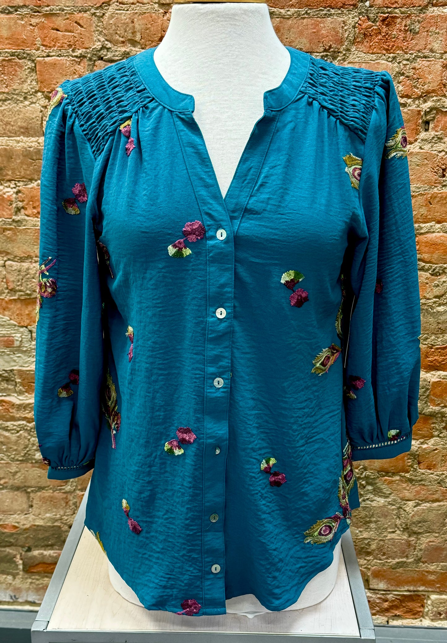 Peacock Pomp Blouse