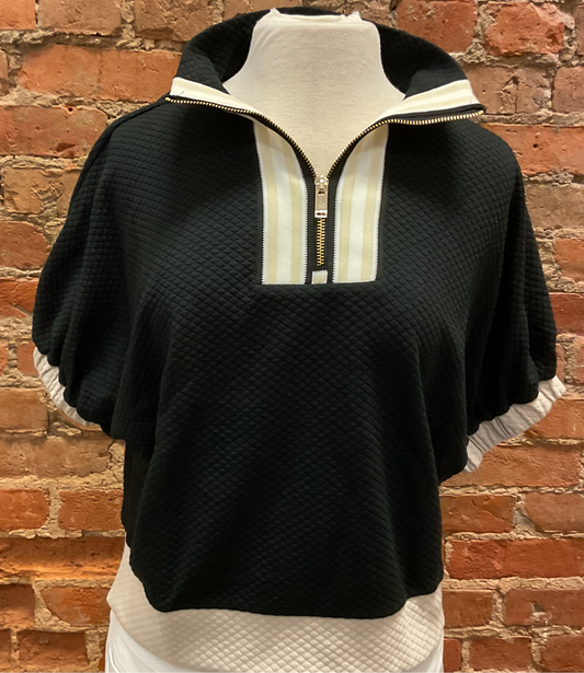 Ivory Edge Pullover Top