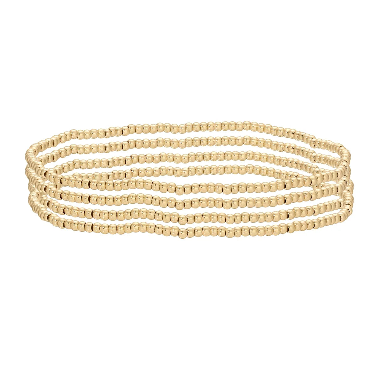 2MM Stretch Bracelet (Gold)