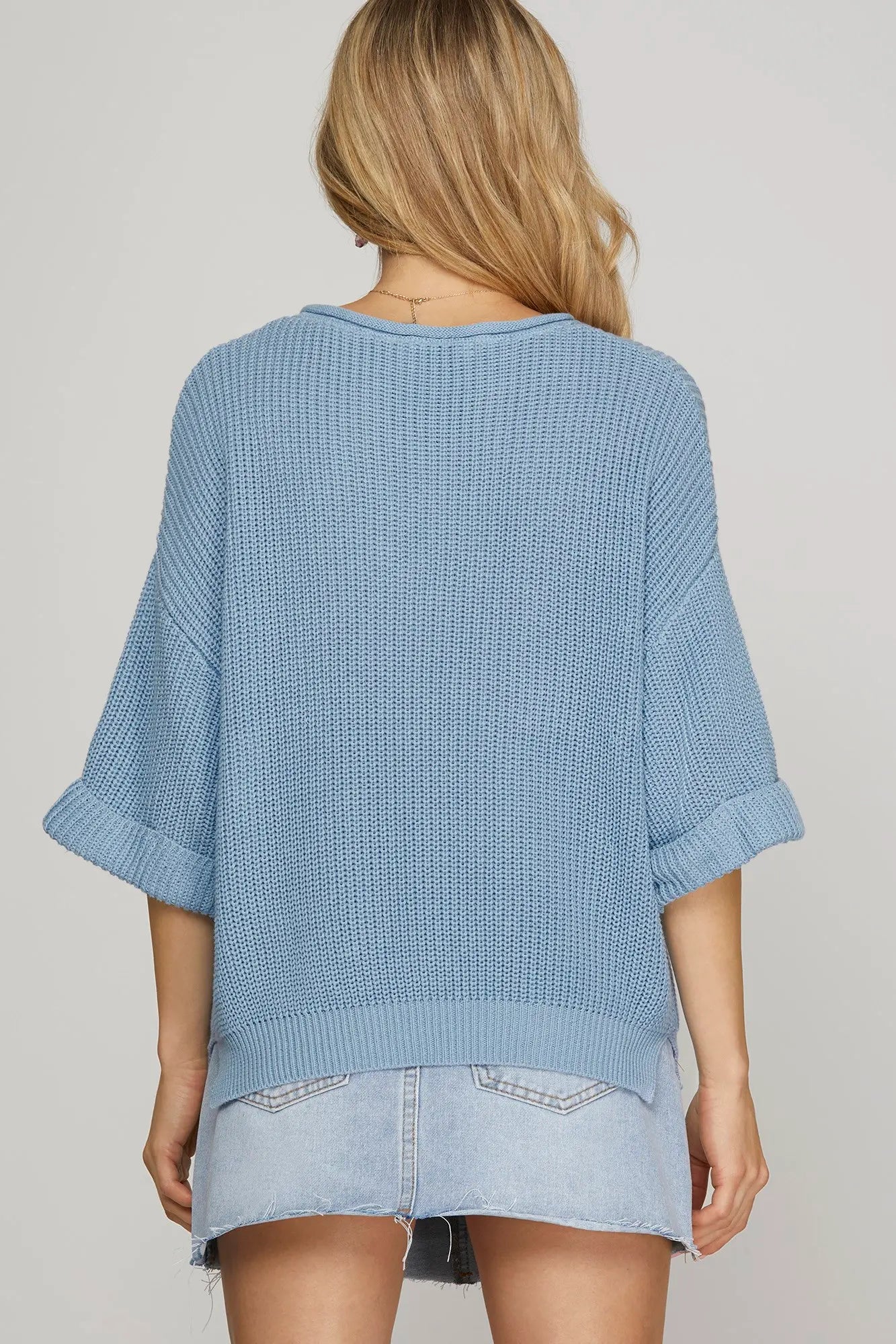 Periwinkle Bliss Sweater