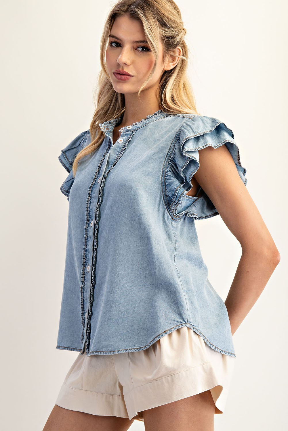 Denim Dreams Top
