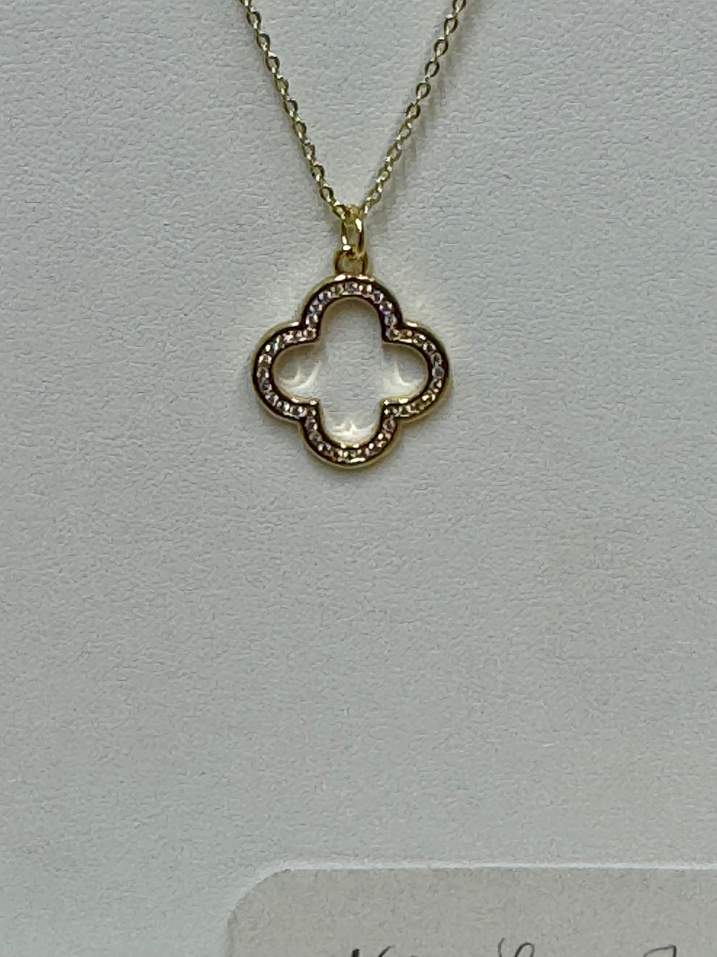 Nora Lane Gold Crystal Necklace