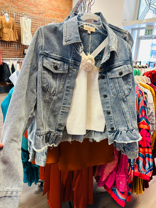 Country Concert Vibes Denim Jacket