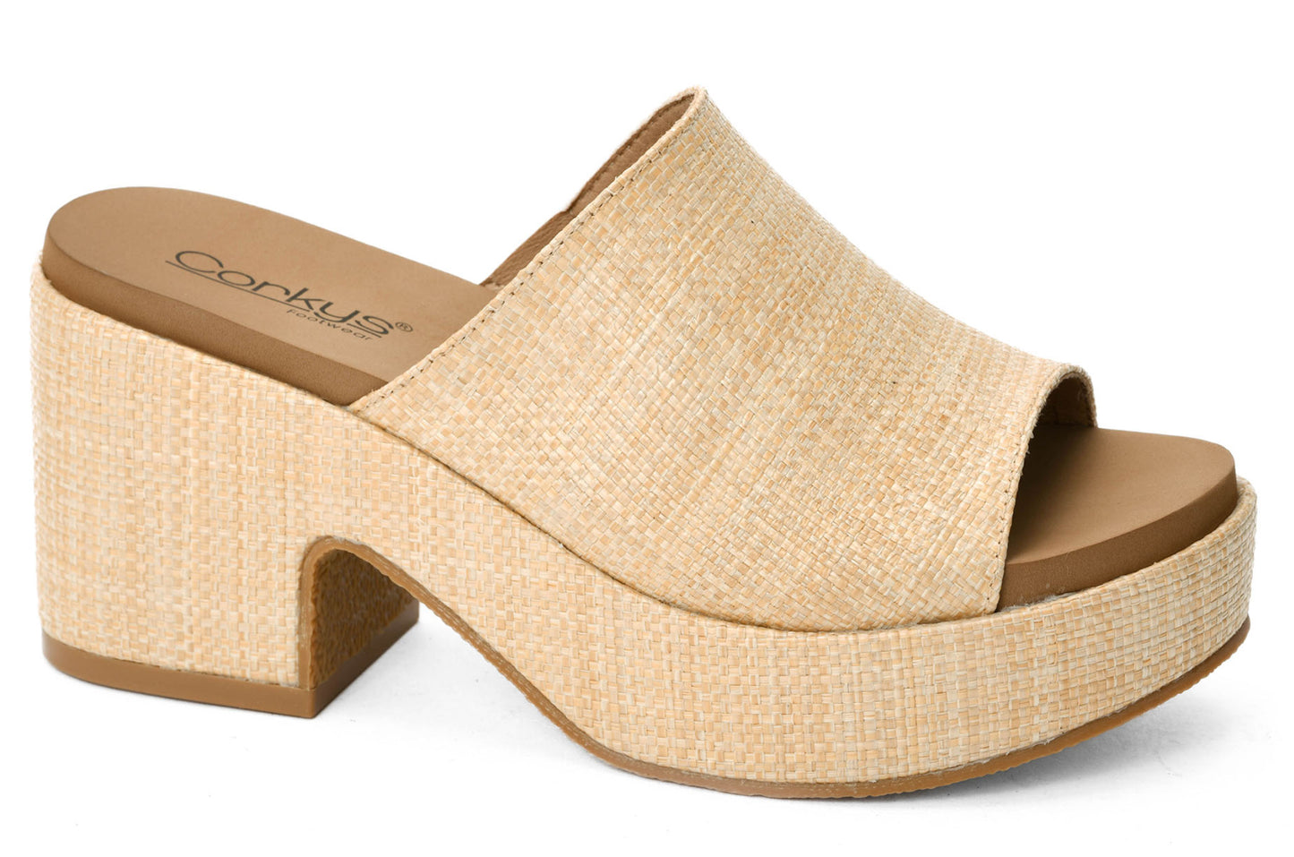 Totally Buggin Raffia Corkys Wedge