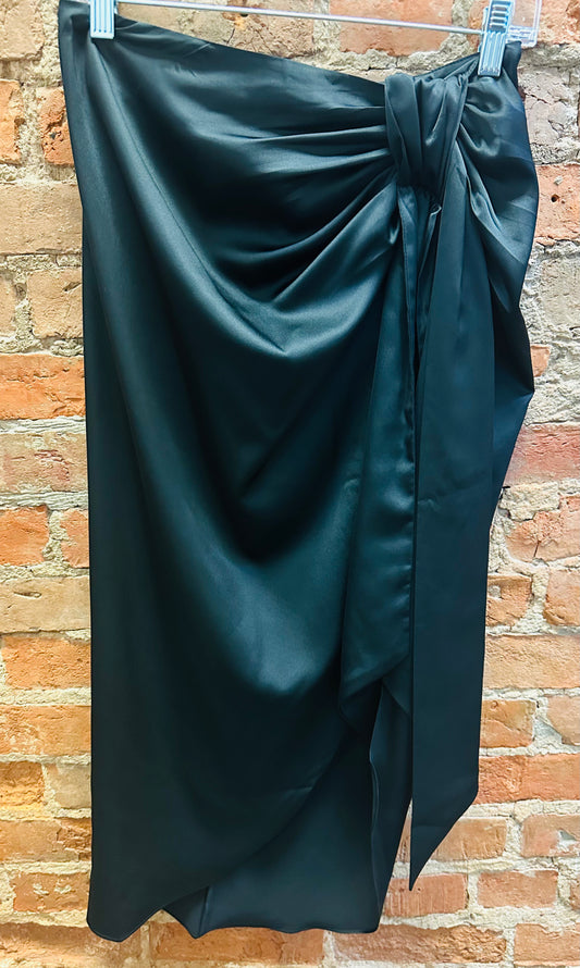 Stay With Me Satin Skirt