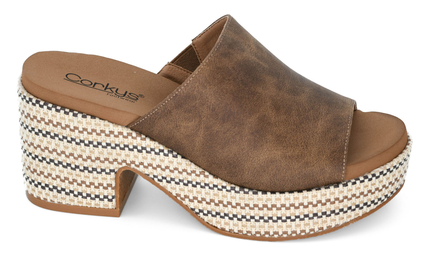Totally Buggin Taupe Corkys Wedge