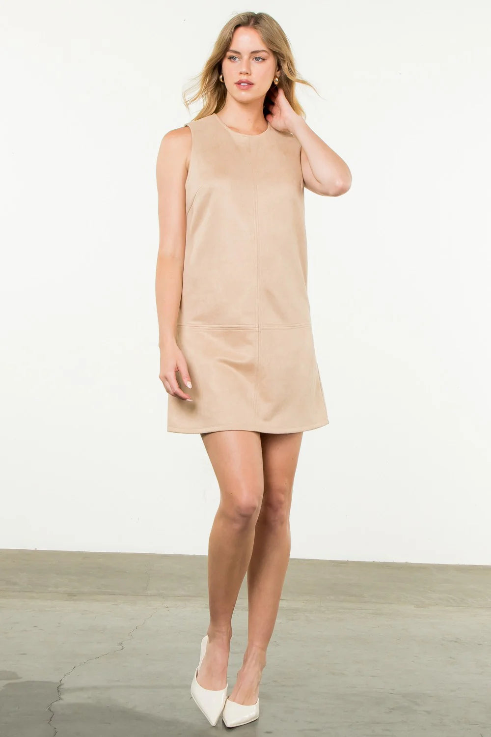 Suede Tank Dress