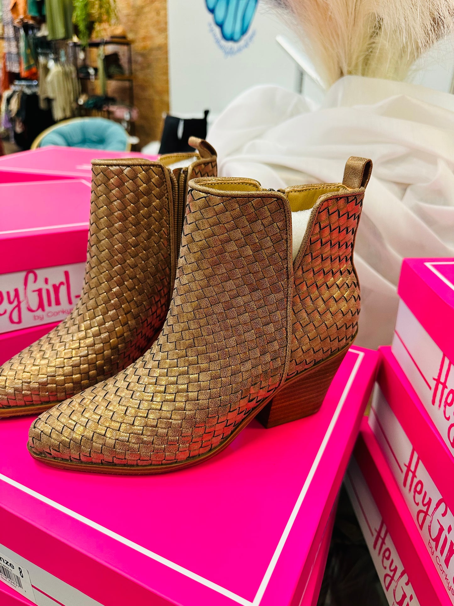 Come & Get It Bronze Corky Boot