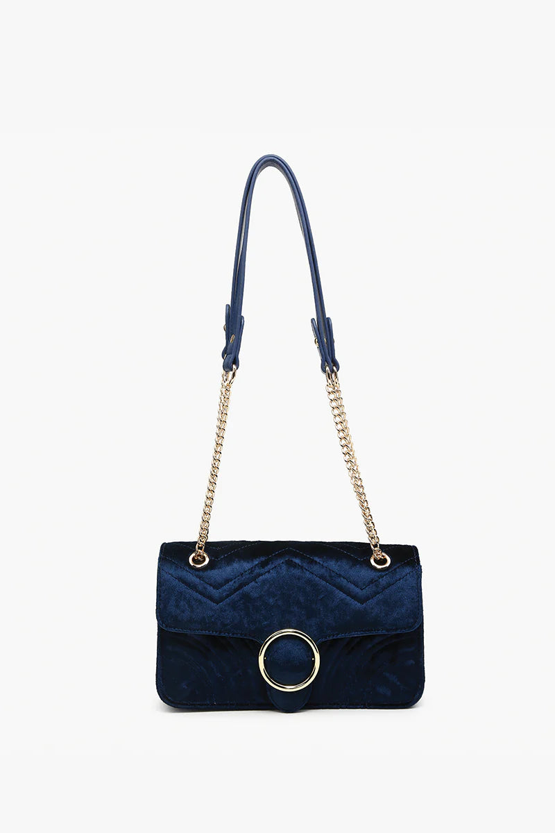 Velvet Crossbody in Blue