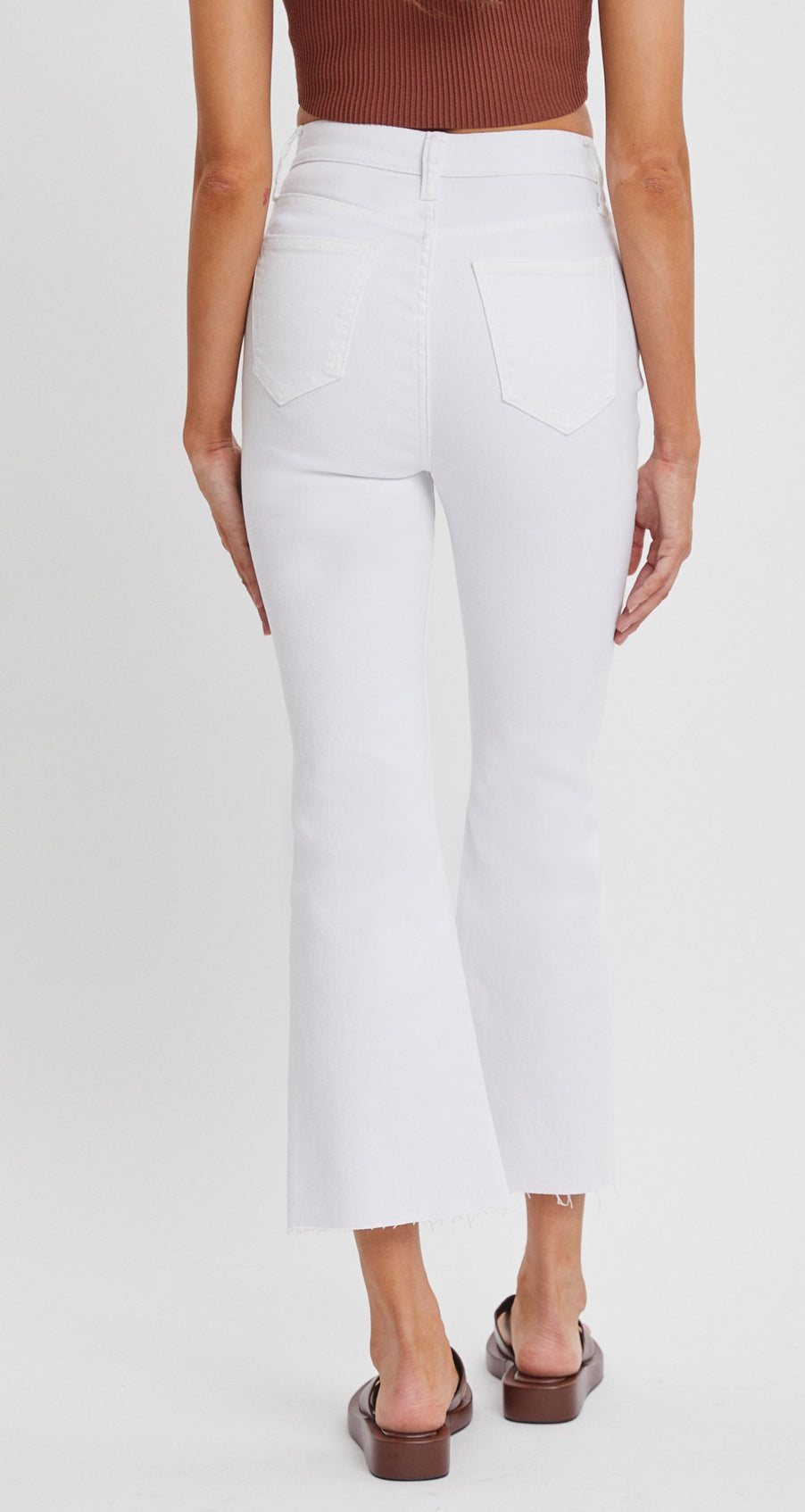 Let’s Stay Together white Flare Jeans