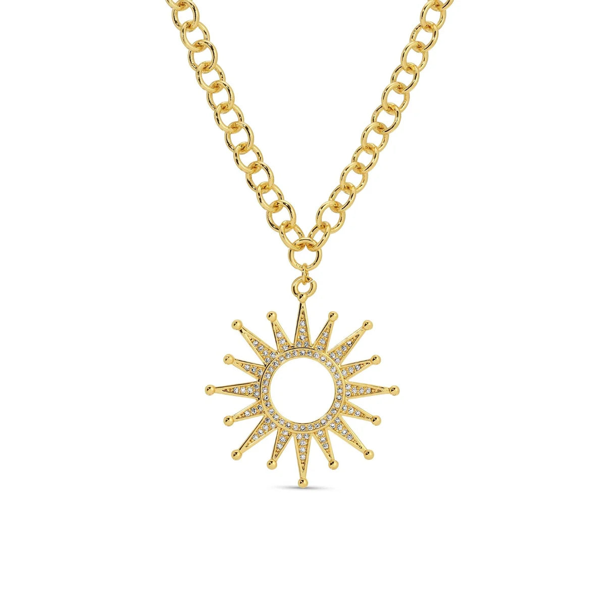 Be the Light Sun Statement Necklace