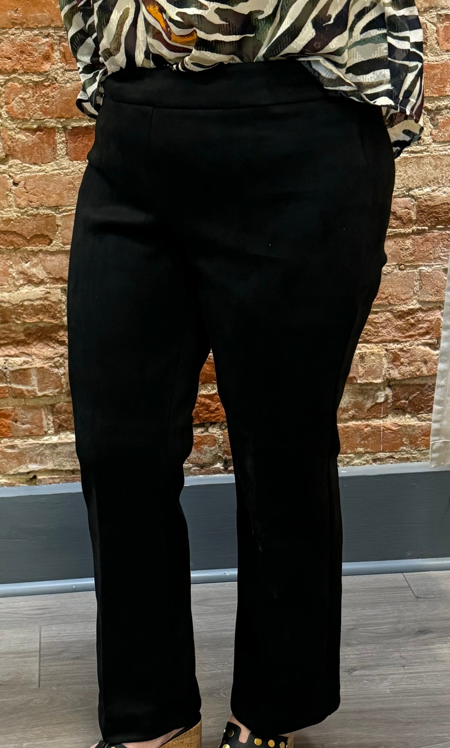 Zac & Rachel Suede Boot Cut Pants