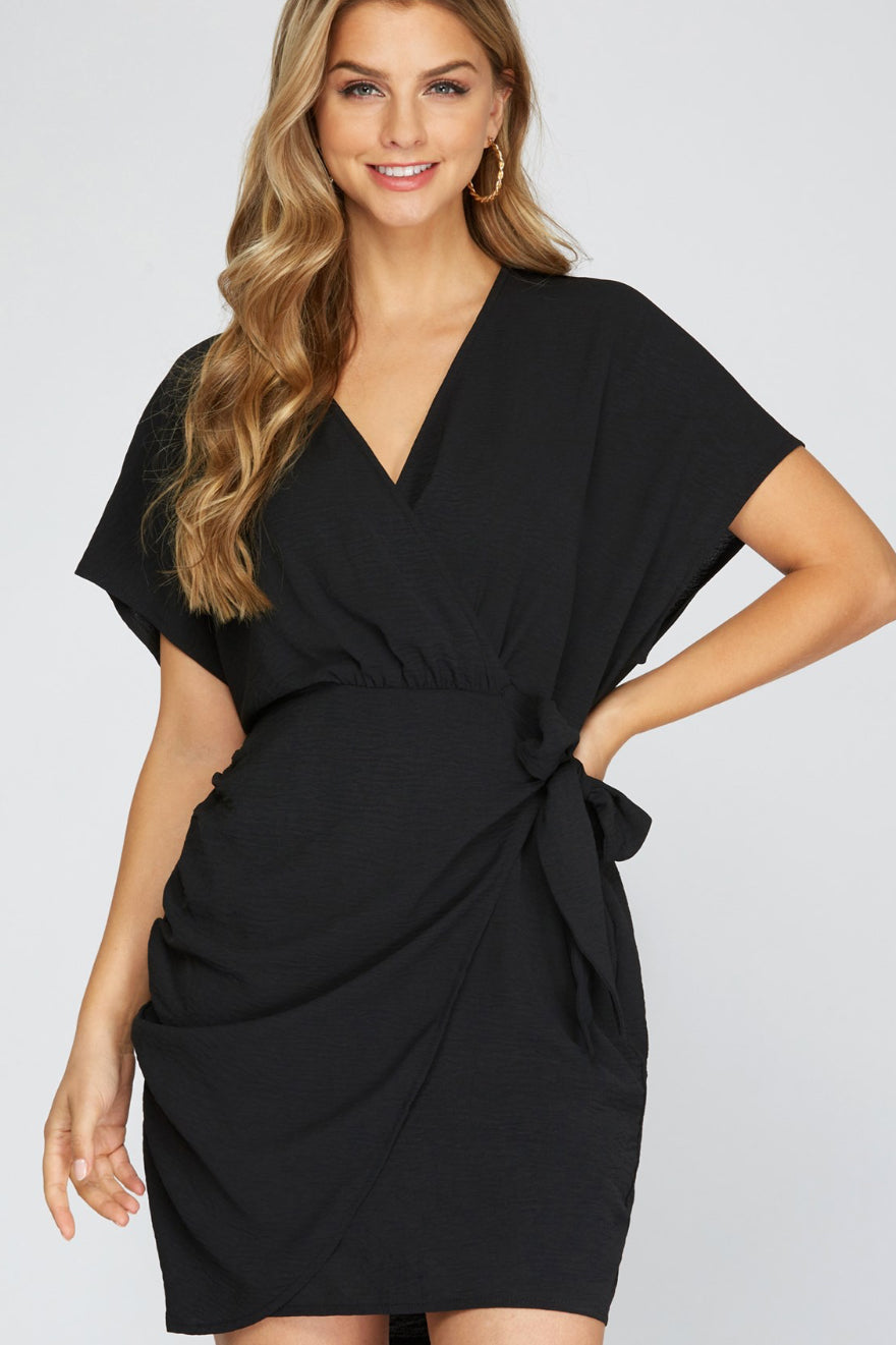 Dinner Date Wrap Dress