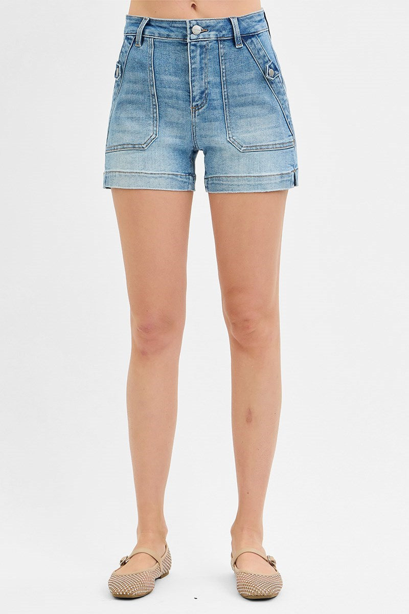 Allie Patched Pocket Shorts