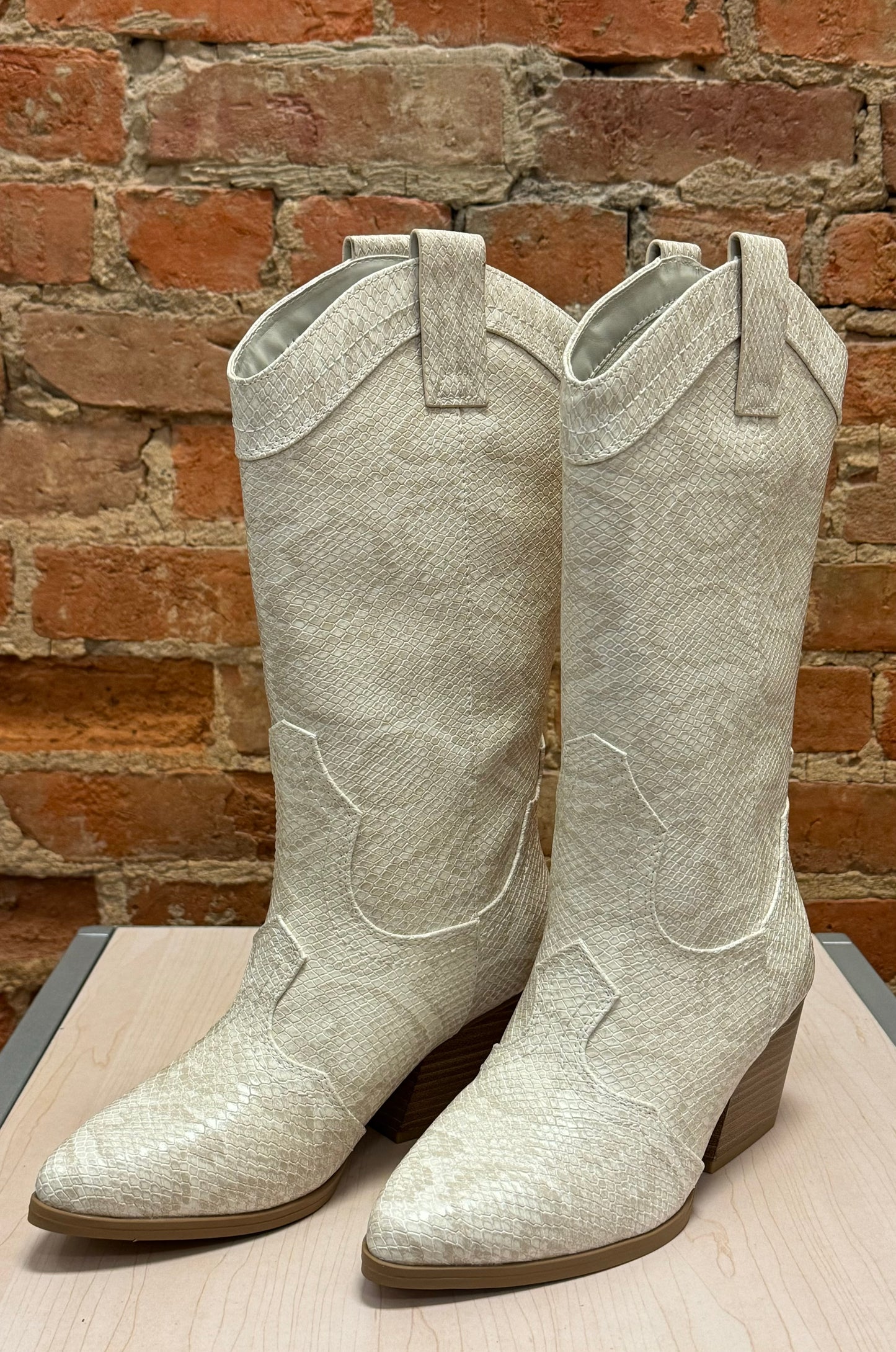 Snakeskin Weekend Thoughts Boots