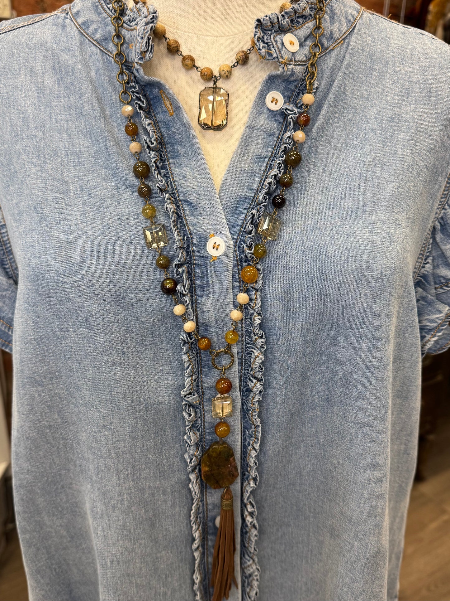 The Wanderstone Necklace Collection- Long