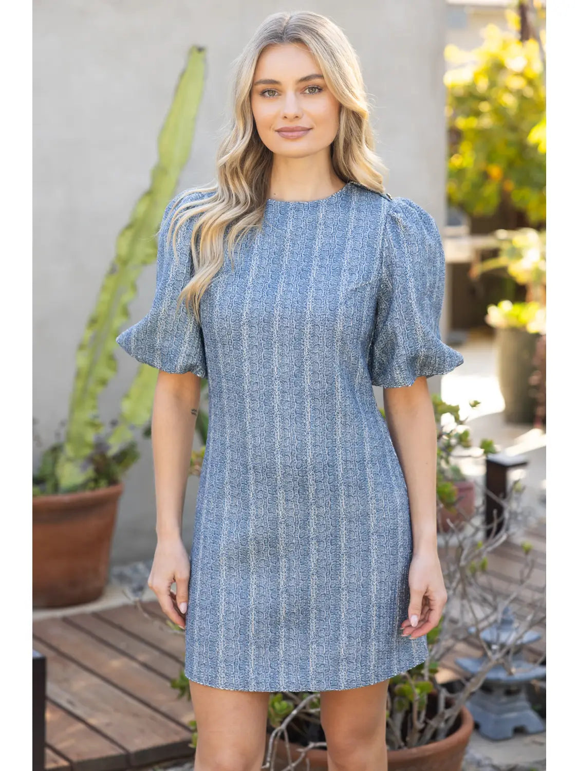 Blue Cobra Dress