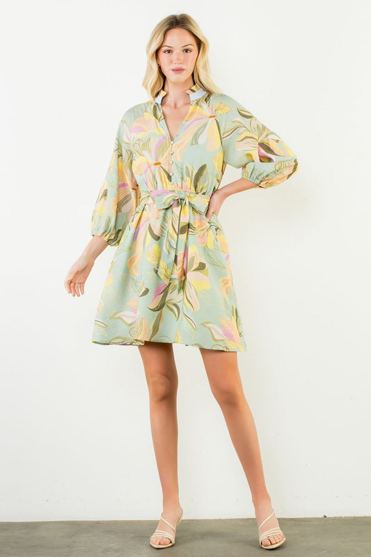 The Faded Garden Dress