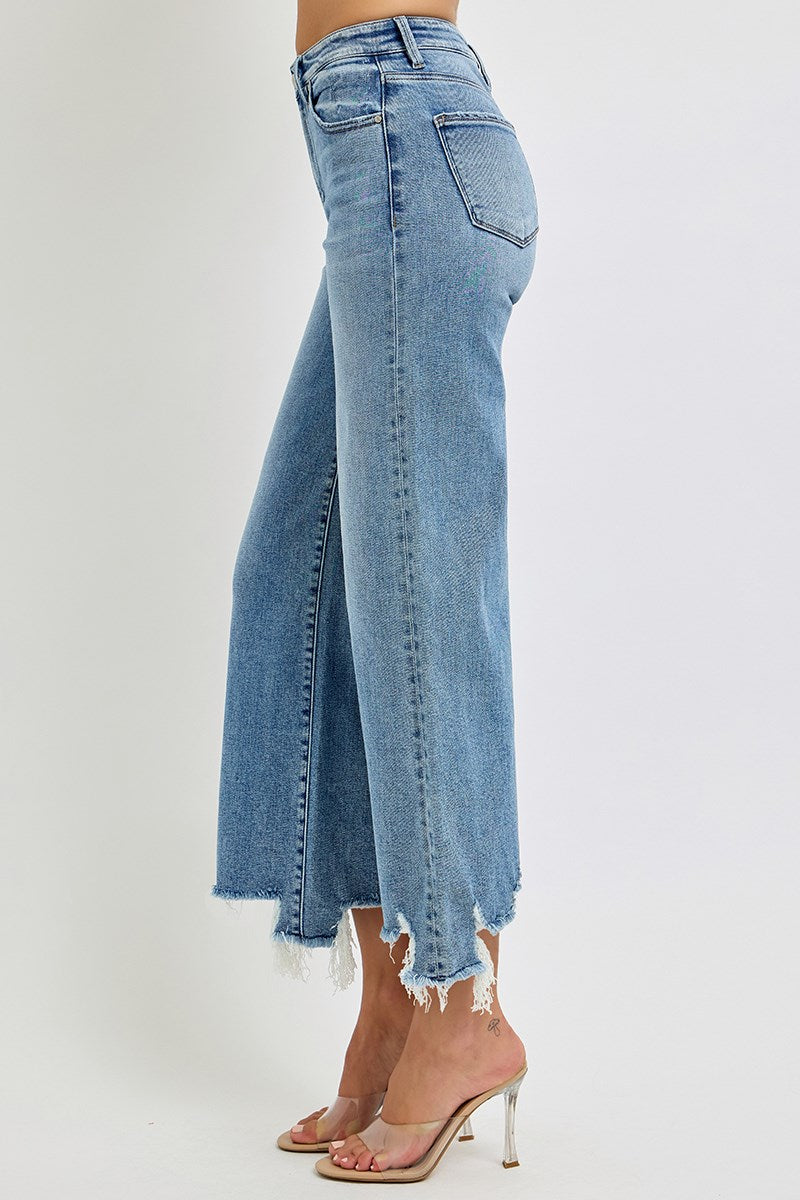HR Crop Wide Leg Jean