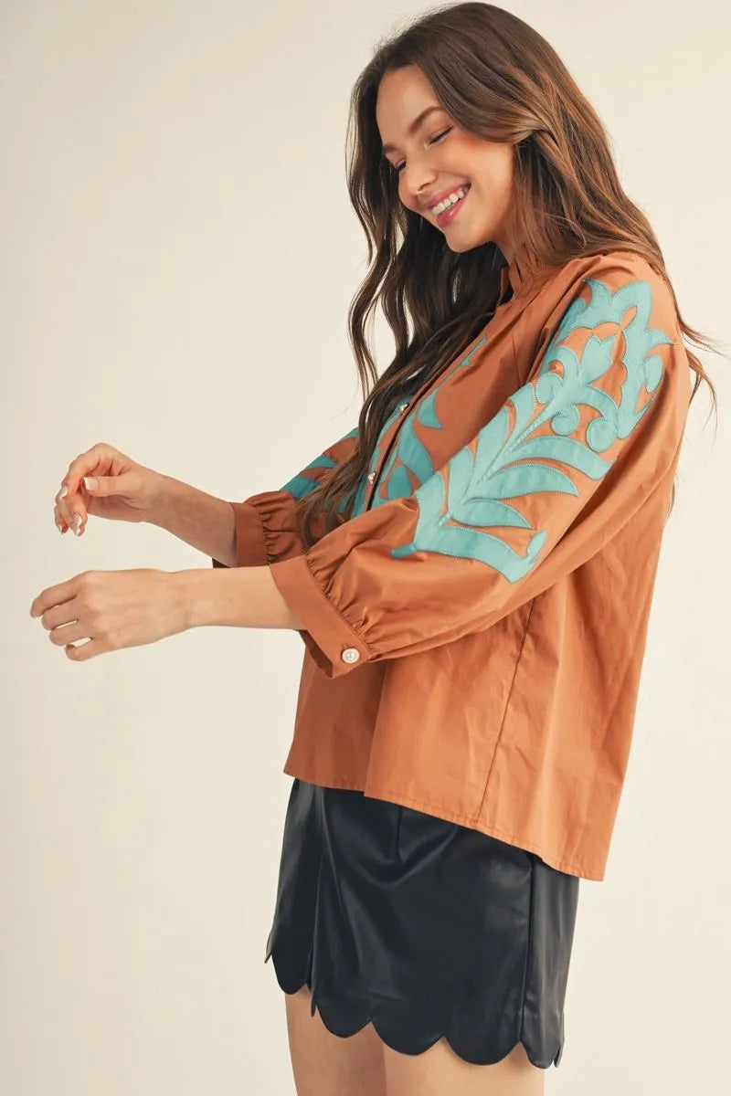 Toffee Oasis Top