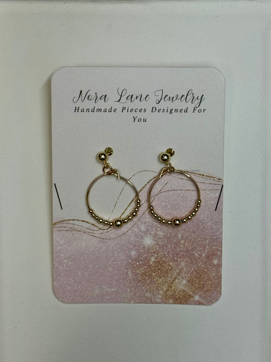 Nora Lane Golden Harmony Earrings