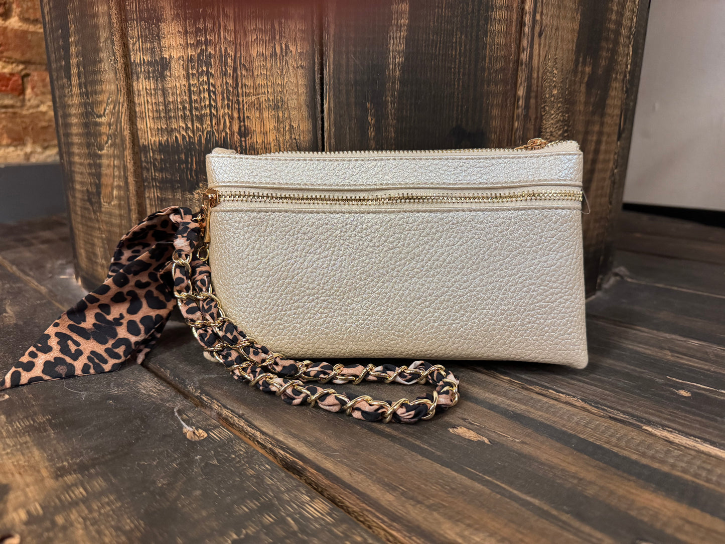 Scarf Purse Strap and Wristlets