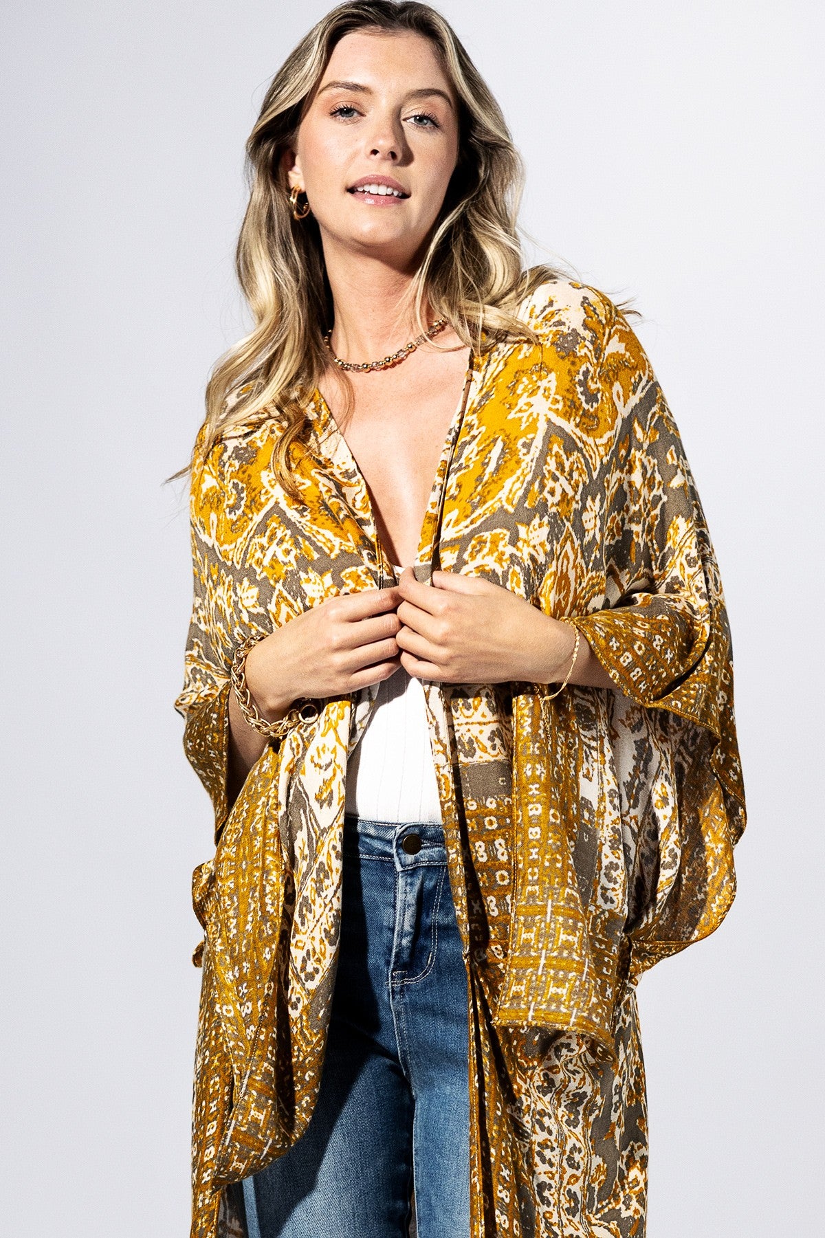 Golden Meadow Kimono
