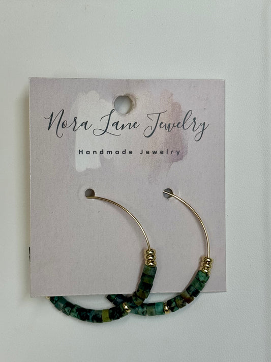 Nora Lane Golden Meadow Hoops