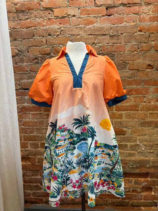 Amalfi Sunset Dress