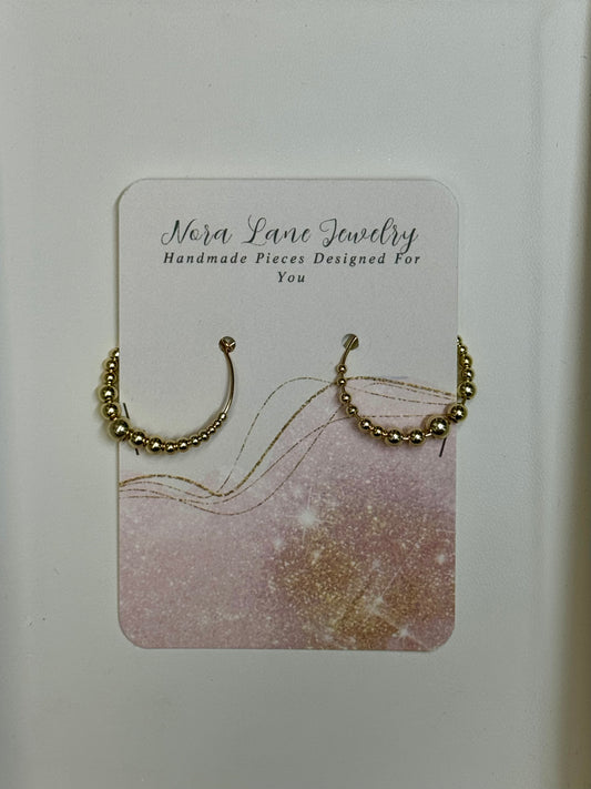 Nora Lane Vera Luxe Hoop Earrings