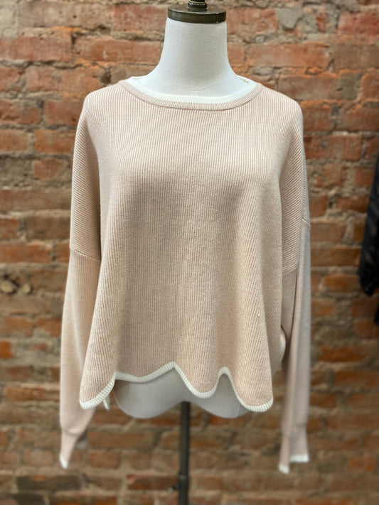 Scalloped Beauty Sweater