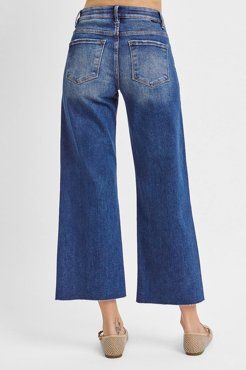 MR Crop Wide Leg Jeans