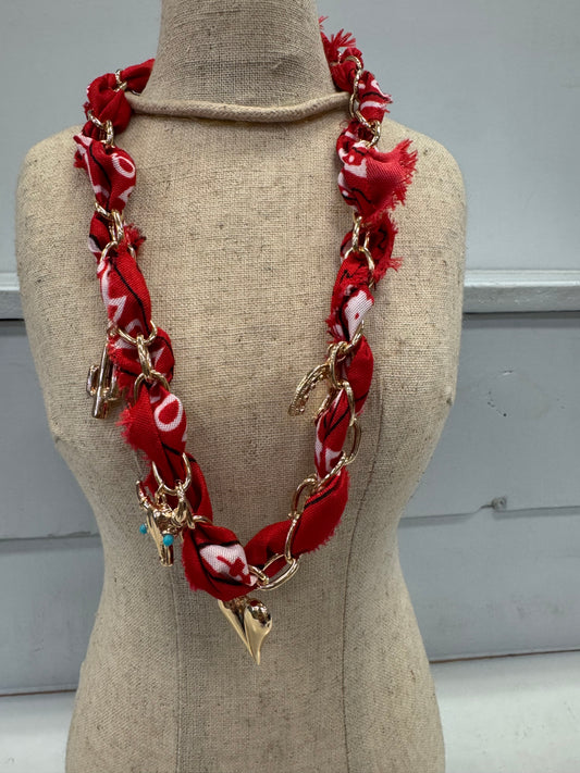 Scarf Charm necklace