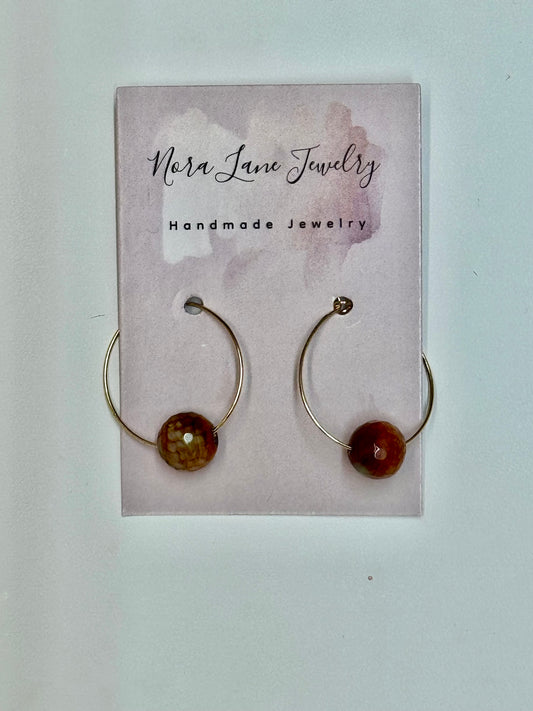 Nora Lane Sunset Canyon Hoop Earrings
