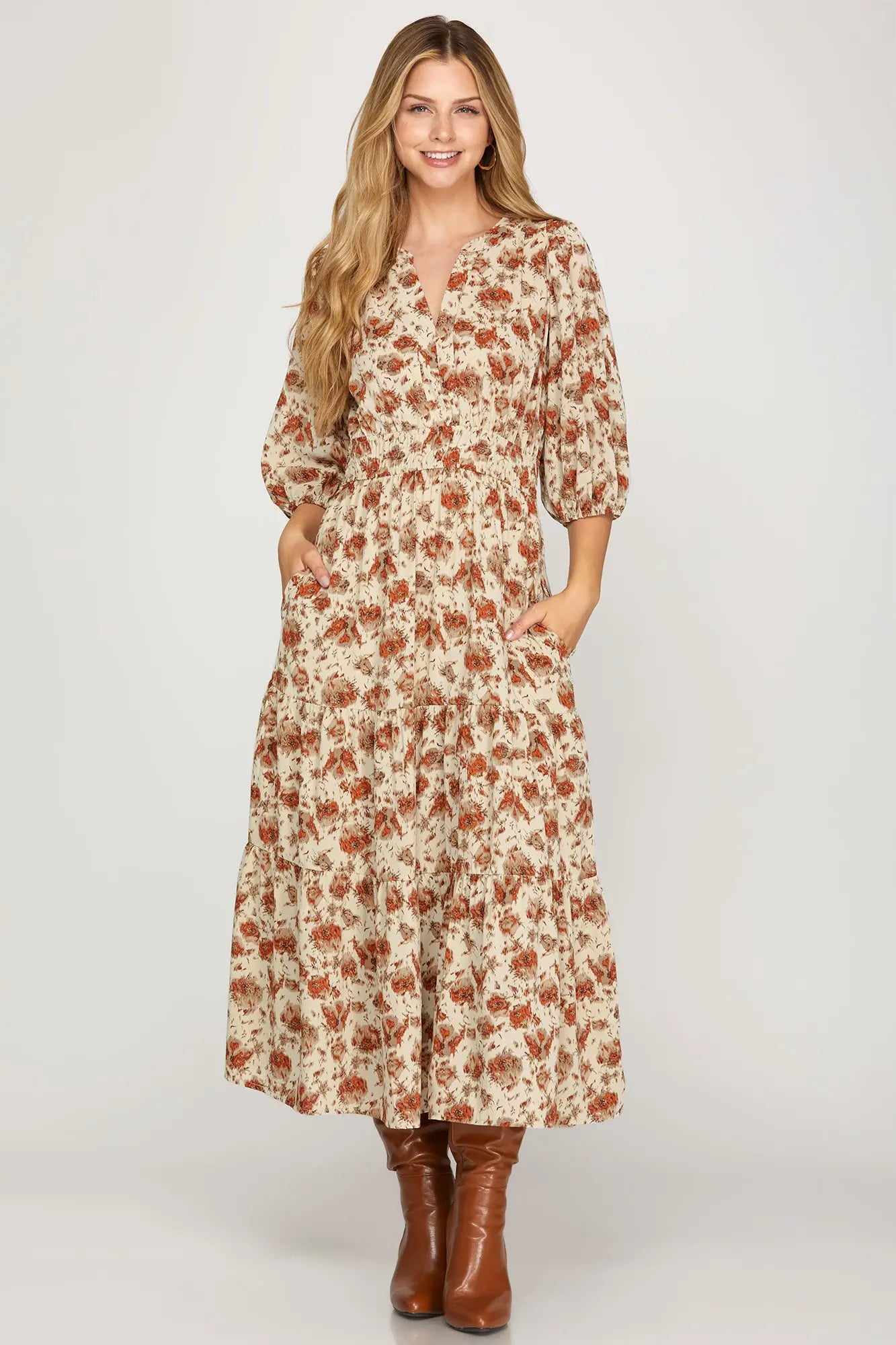 Spiced Blossom Dress