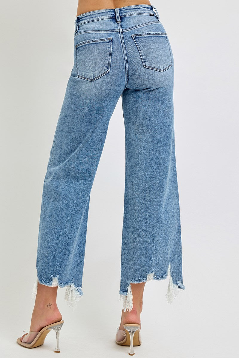 HR Crop Wide Leg Jean