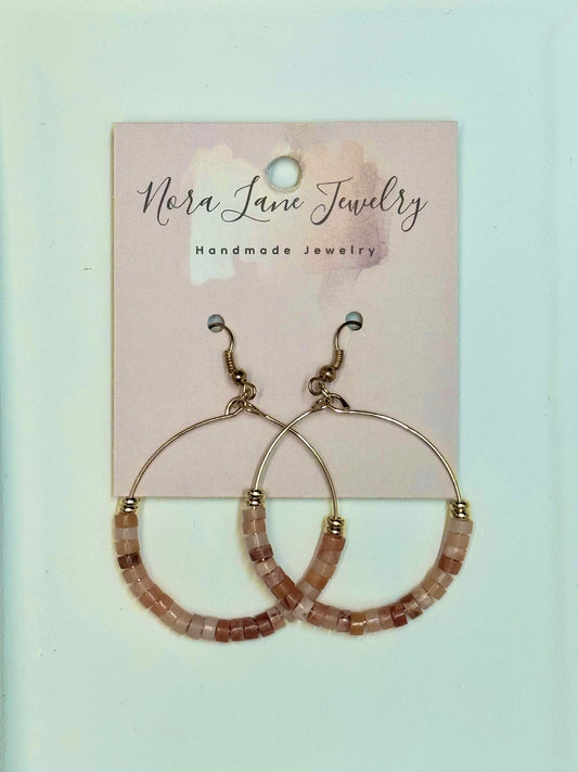 Nora Lane Desert Sunset Hoop Earrings