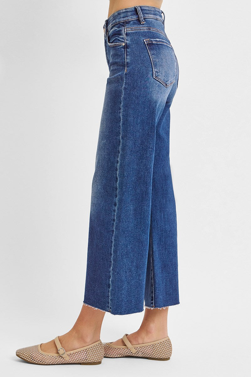 MR Crop Wide Leg Jeans