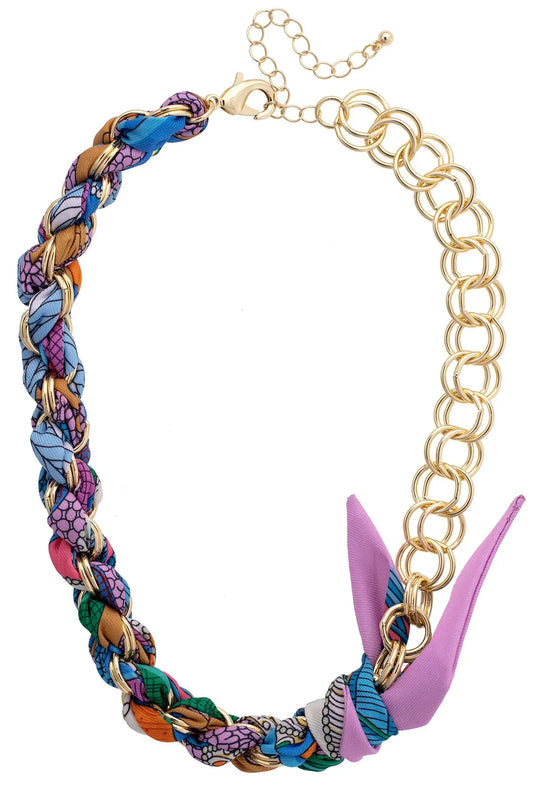 Chain  Scarf Necklace
