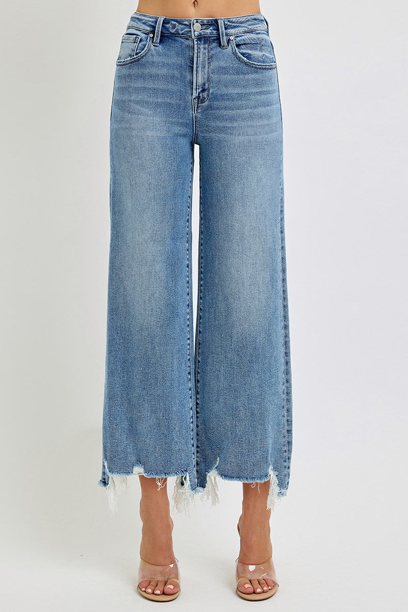 HR Crop Wide Leg Jean
