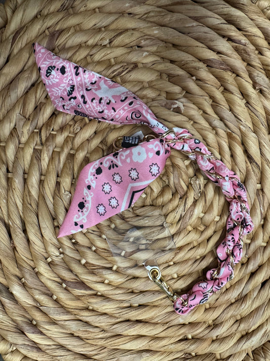Decorative Braided Scarf Chain 9”