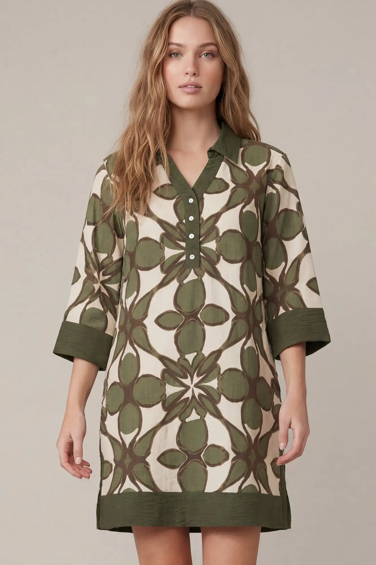 Earthbound Floral Dress