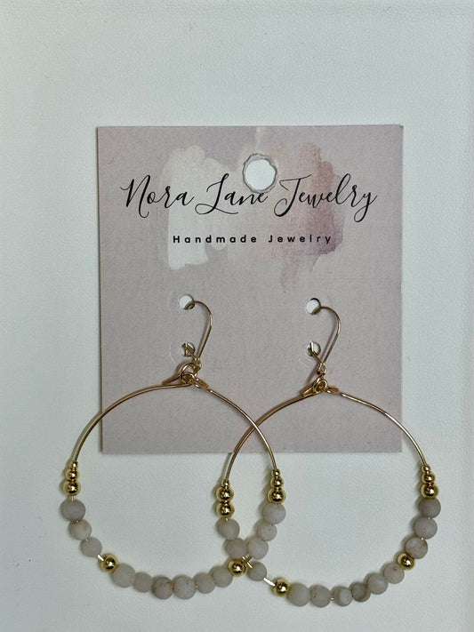 Nora Lane Moonlight Hoop Earrings