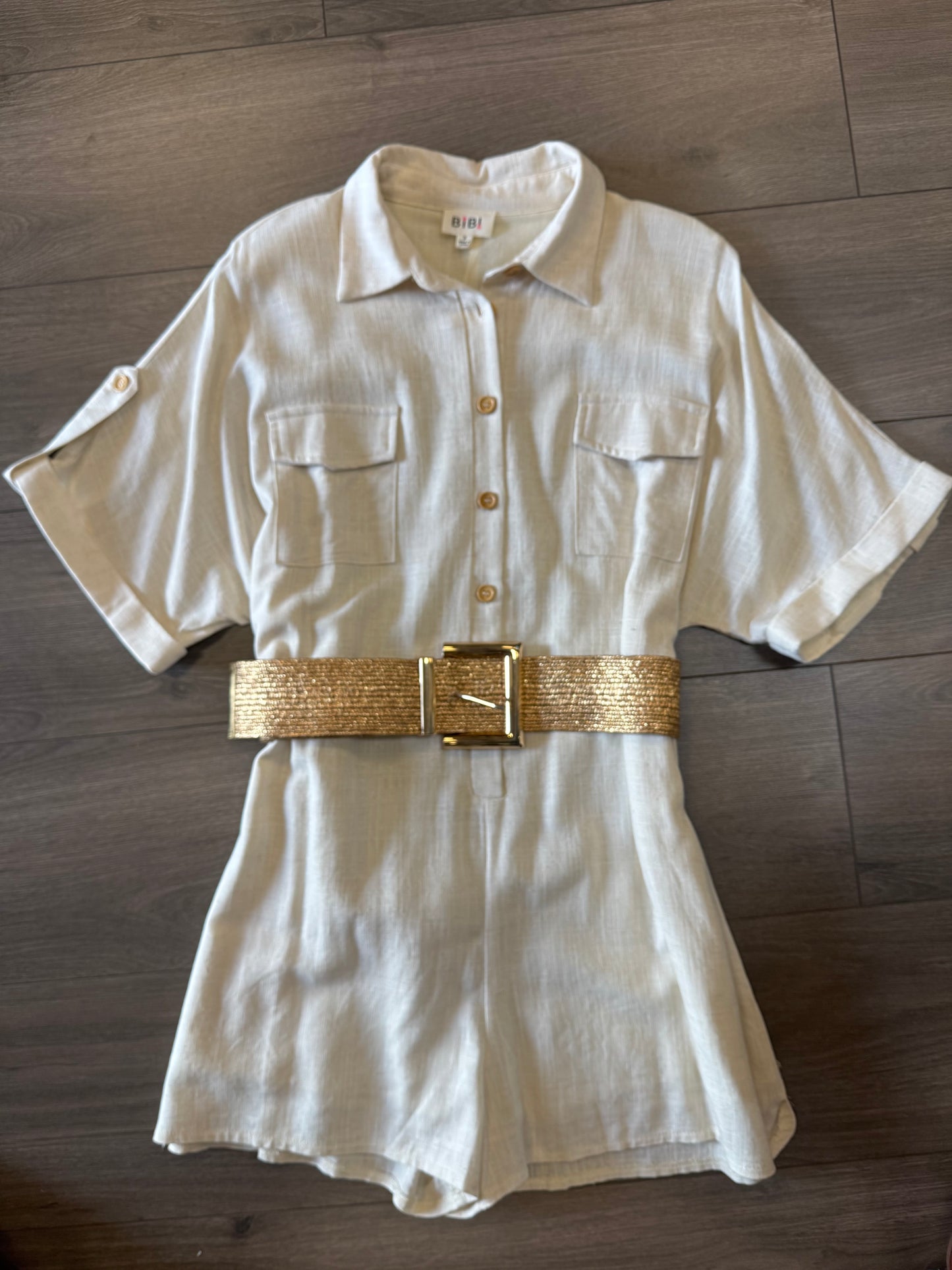 Golden Glow Stretch Belt