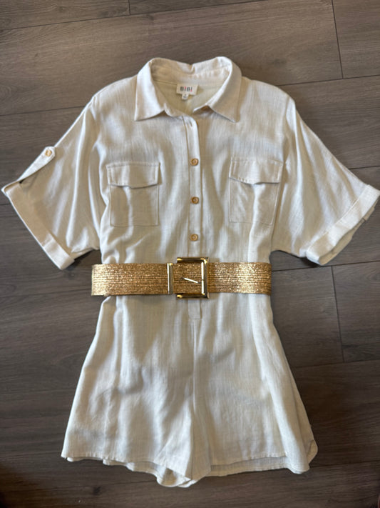 Golden Glow Stretch Belt