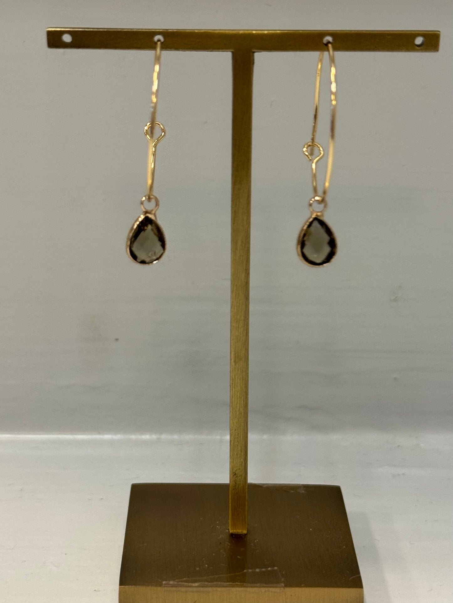 Nora Lane Gem Hoop Earrings